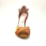 Carica immagine nella Galleria, Wishdance Scarpa Basica da donna in Raso Bronzo con cinturino singolo
