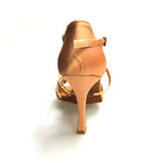 Load image into Gallery viewer, Wishdance Scarpa Basica Da donna in Raso Carne con Fascette con Cinturino Incrociato sul Collo Piede
