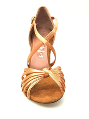 Load image into Gallery viewer, Wishdance Scarpa Basica Da donna in Raso Carne con Fascette con Cinturino Incrociato sul Collo Piede
