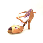 Load image into Gallery viewer, Wishdance Scarpa Basica Da donna in Raso Carne e Cinturino Incrociato sul Collo Piede
