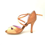 Load image into Gallery viewer, Wishdance Scarpa Basica Da donna in Raso Carne e Cinturino Incrociato sul Collo Piede
