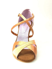 Load image into Gallery viewer, Wishdance Scarpa Basica Da donna in Raso Carne e Cinturino Incrociato sul Collo Piede
